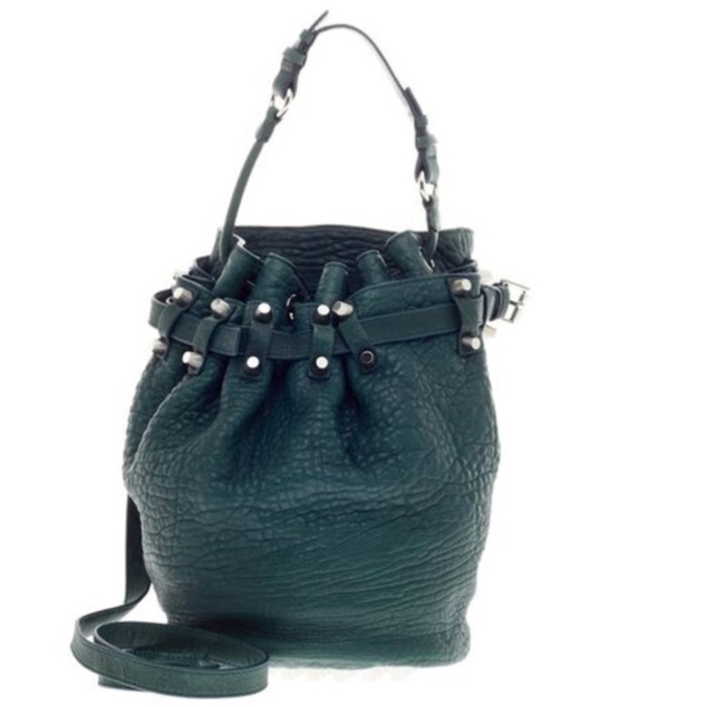 Alexander Wang Diego Bucket Bag Teal